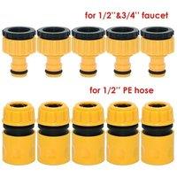 SPETLEK 10Pcs Garden Car Water Hose Pipe Tap in Yellow | Size: 100g