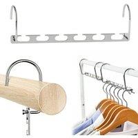 SPETLEK Hanger Closet Organize Hook - 3 in Silver | Size: 500mm