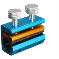 Ventryn Dual Cable Oiler Lubricator for Motorcycle Scooter Bike in Blue