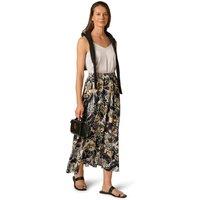 Adrianna Papell Women's Pleated Pull On Skirt in Navy | Size: Medium