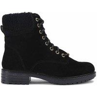 Carvela Women's 'Russ Lace Up' Suede Boots in Black | Size: 8