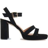 V.GAN Women's Tulsi Platform Heel Sandals in Black | Size: 6