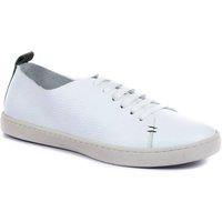 Jones Bootmaker Midwood Women's Leather Trainers in White | Size: 6