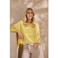 Cove Women's Lucy 4-way Cashmere Poncho in Yellow