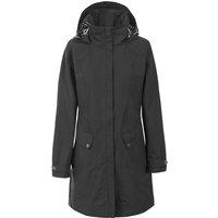 Trespass Women's Rainy Day Waterproof Jacket in Black | Size: Small