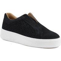 Jones Bootmaker Women's Fernanda Slip-on Trainers in Navy | Size: 6