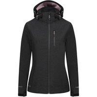 Trespass Women's Lorimer DLX Softshell Jacket in Dark Grey | Size: Large