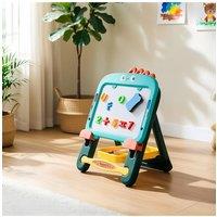 Living and Home Kids Dinosuar Double-Sided Easel in Green