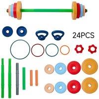 Living and Home 5-In-1 Kids Workout Equipment Toy Set