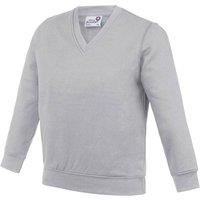 AWDis Academy V Neck School Jumper Sweatshirt Pack of 2 in Grey | Size: 13 Years