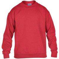 Gildan Heavy Blend Crew Neck Sweatshirt in Red | Size: 3-4 Years