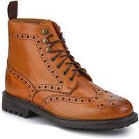 Jones Bootmaker Men's Baker Street Goodyear Welt Ankle Boots in Tan | Size: 8