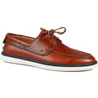 Jones Bootmaker Men's Patton Leather Moccasins in Tan | Size: 9