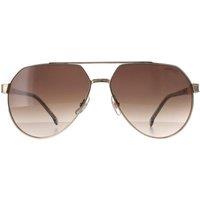 Carrera Men's Aviator Gold Grey Brown Gradient 1067/S