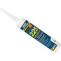 Everbuild Industrial & Glazing Silicone Black 295Ml 225