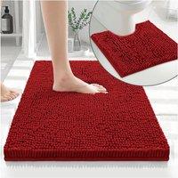 GAVENO CAVAILIA Loop Bath Mat in Red