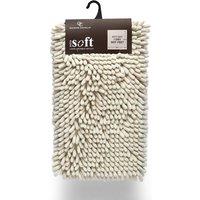GAVENO CAVAILIA Miami Chenille Loop Bath Mat in Ivory