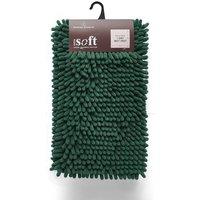 GAVENO CAVAILIA Miami Chenille Loop Bath Mat in Bottle Green