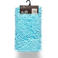 GAVENO CAVAILIA Miami Chenille Loop Bath Mat in Turquoise