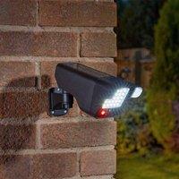 Marco Paul Dummy CCTV Camera with Floodlight in Black
