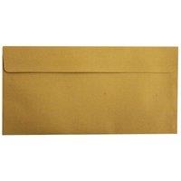 A Star DL Gummed Manilla Envelopes (Pack of 30) in Brown