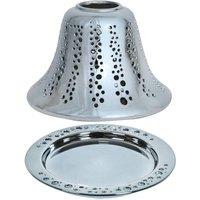 Aroma Accessories Jar Candle Shade & Tray Set - Metallic Midnight in Metallics