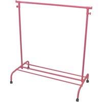 Kelvenix Single, Pink Heavy Duty Garment Rack | Size: 800mm