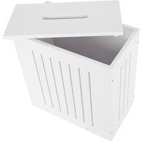 SPETLEK Bathroom Toilet Cleaning Product Storage Tidy Box Unit in White