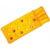 NESTLUNE Orange Pocket Design Float Swimming Air Bed Water Mat | Size: 100g