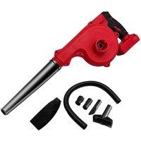 NESTLUNE 18V Cordless 2-in-1 Blower Vacuum For Milwaukee Battery Garden in Red | Size: 100g