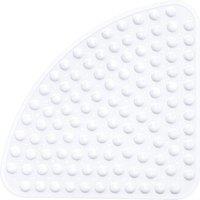 SPETLEK Shower Mat Non Slip Sector Rubber Corner in White