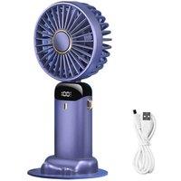SPETLEK Mini Handheld Fan Portable Fold Desk Blue