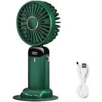 SPETLEK Mini Handheld Fan Portable Fold Desk Green