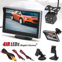 SPETLEK 5 HD Car Monitor 4 LEDs Night Vision Reversing in Black