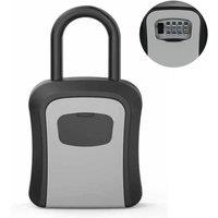 Kelvenix grey Outdoor High Security Wall Hanging Key Safe Box