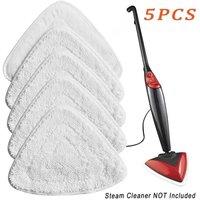 EONLION 5 x Replacement Steam Mop Pads in White | Size: 100 cm