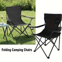 EONLION Folding Camping Chairs Portable Lightweight in Black