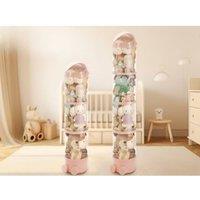 NESTLUNE Pink 130cm Tube Plush Stuffed Animal Toy Storage Organizer | Size: 100 cm x 100 cm