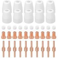 Nordara 40PCS Plasma Welding Kit For PT-31/LG 40/CUT 50 in White