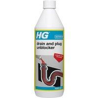 HGL HG Drain & Plug Unblocker 1 litre in White