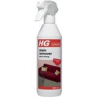 HG Stain Remover Extra Strong, Carpet & Upholstery Cleaner with Oxygen - 500ml in Clear