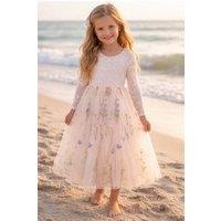 Lilly + Bo Girl's Lila Party or Flower Girl Dress in Pink | Size: 9-12 m