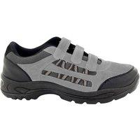 Dek Men's Ascend Triple Touch Fastening Trek Hiking Trail Shoes in Grey | Size: 12