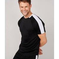 Finden & Hales Men's Team T-Shirt in Black | Size: Small