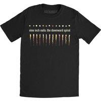Nine Inch Nails Men's Downward Spiral Back Print T-Shirt in Black | Size: 2XL