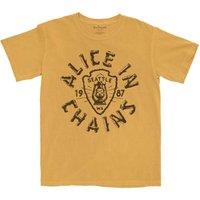 Alice In Chains Men's Lantern T-Shirt in Yellow | Size: 2XL