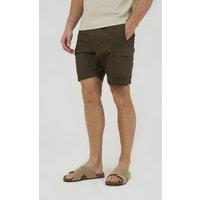 Brave Soul Men's Ripstop Cargo Shorts in Khaki | Size: Small