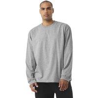 Bella + Canvas Men's Heavyweight Boxy Long-Sleeved T-Shirt in Mid Grey | Size: XL