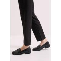 Dorothy Perkins Women's Leoni Chunky Loafers in Black | Size: 3