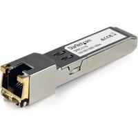 StarTech.com Cisco Sfp-ge-t Compatible Sfp Transceiver Module in Silver